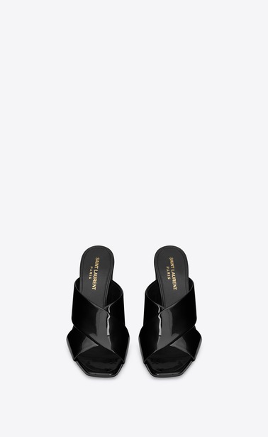 loulou mule in patent leather